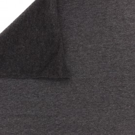 Sweat gris fonçé chiné dos Stenzo Textiles
