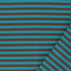 Jersey marron turquoise Kiyohara