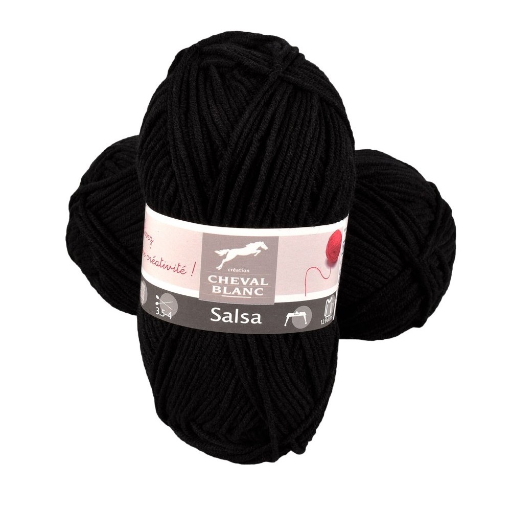 Laines Cheval Blanc - SALSA JACQUARD pelote de fil à tricoter été