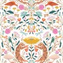Tissu Dashwood notre planète fond clair