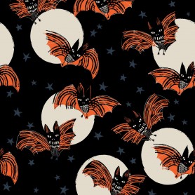 Tissu Dashwood chauve souris full moon