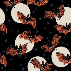 Tissu Dashwood full moon chauve-souris