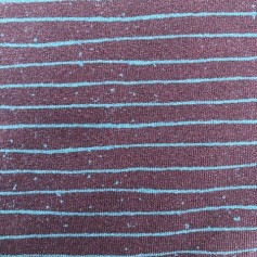 jersey rayures vertes fond marron Stenzo