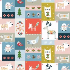 Tissu patchwork winterfolk Dashwood Studio