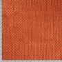 tissu minky velours gaufré brique