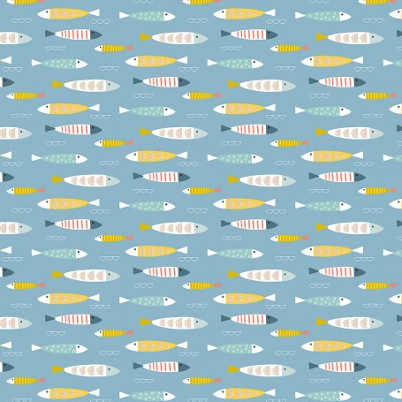 tissu poissons collection coast Dashwood studio