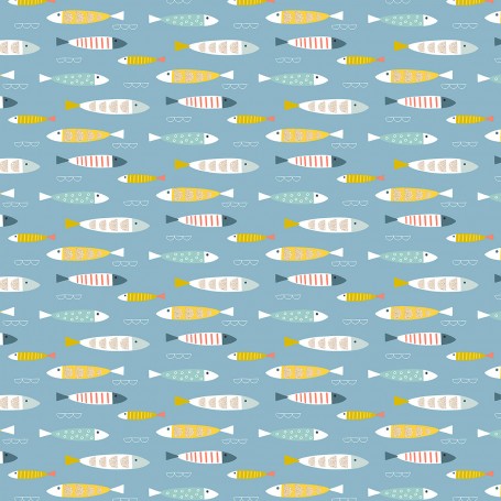 tissu poissons collection coast Dashwood studio