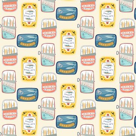 tissu sardines collection coast Dashwood studio