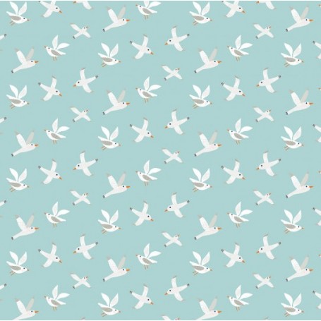 tissu 2258 mouettes coast Dashwood studio