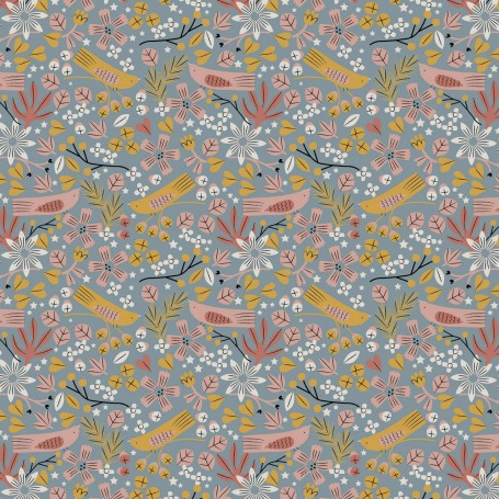 tissu 2356 oiseaux Dashwood studio