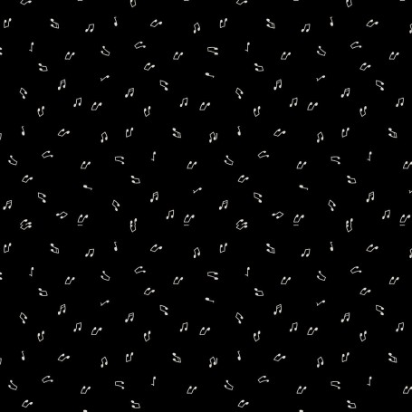 tissu 2363 note de musique Dashwood studio