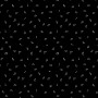 Tissu note de musique fond noir collection Birdsong Dashwood Studio