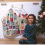 panneau calendrier de noël petits chiens KATIA Fabrics