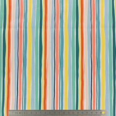 Tissu fond rayures colorées Dashwood