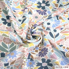 ecoviscose mosaic tile Katia Fabrics