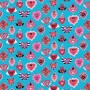 Tissu viva la vida coeurs Dashwood