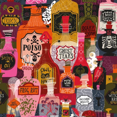 Tissu halloween potions Dashwood