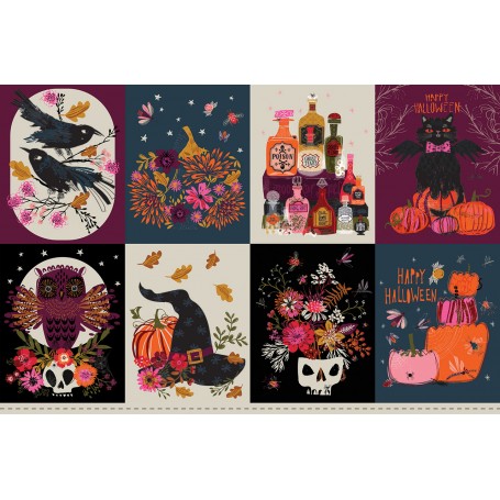 Tissu halloween panneau Dashwood